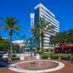 A heavenly and towering view of Sarasota City Center.