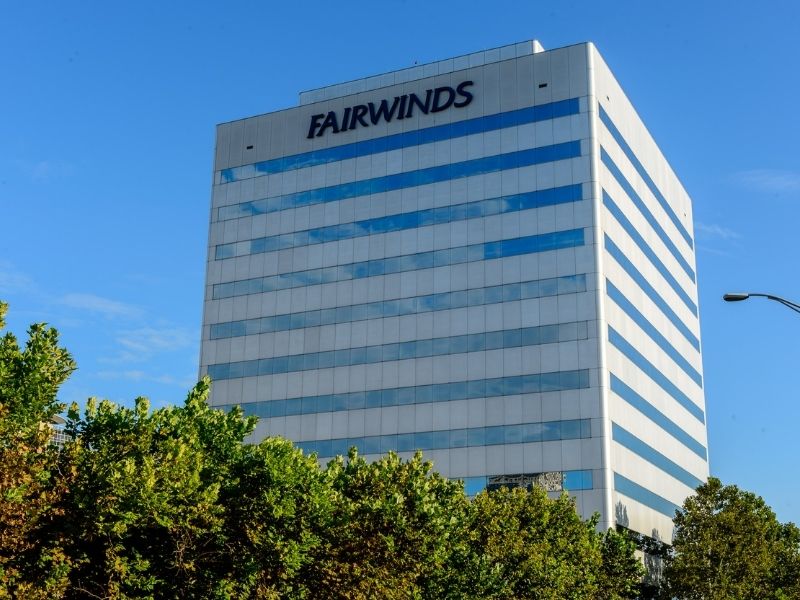 An exquisite and beautiful scenery building photo of Fairwinds Tower.